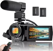 Video Camera Youtube Vlogging Camera Recorder FHD 1080P 24 MP 16X Digital Zoom