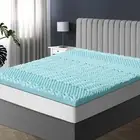 Bedra Memory Foam Mattress Topper Cool Gel Bed Bamboo Cover 7-Zone 8CM Double