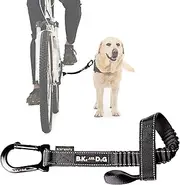 Dog Bike Leash, Hands Free Dog Leashes. Dog Bicycle Lead for Small, Medium and Large Dogs, Designed to Lead one or More Dogs with Maximum Safety, Easy Assembly Without Tools. Patented Product.