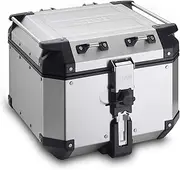 [Givi] OBKN42A 98488 Motorcycle Rear Box, 10.9 gal (42 L), Silver, Mono Key Case, Aluminum