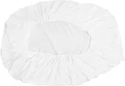 Cabilock Breathable Cotton Fitted Sheet Protector Mattress Cover for Hotel Elastic Band Design