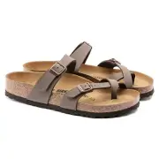 Birkenstock Mayari Birko-Flor® sandals mocha EU 42 US women 11-11.5 medium