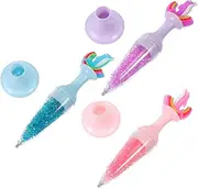 MAGICLULU Elegant Vase Design Dotting Pens 3 Piece Set Rhinestone Dotting Tool Diamond Picture Sticky Pen and Storage
