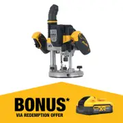 DeWALT 18V XR 12mm Plunge Router DCW620NT-XE - Bare Unit
