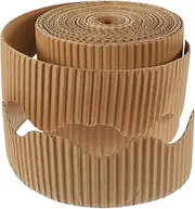 BATHVEVE 1Roll Scalloped Bulletin Board Trim Convenient DIY Decor for Classroom Office Walls for Custom Lengths and Creative Party Accessories