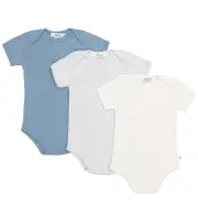 [Bonpoint] Bonpoint Baby set of 3 cotton bodysuits M 12 blue