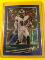 2020 Optic JOHN HIGHTOWER IV Blue Scope Prizm Rookie RC #128 Eagles