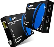 OREI 4K HDMI Extender Over Ethernet, Extender Balun Over Cat6/Cat7 with Audio Extractor Optical IR up to 230 Feet - Loop Out - 4K@60hz Full UltraHD Signal - Low Latency - Full Support