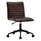Duhome Office Chair Armless Swivel Computer Desk Chair Task Chair