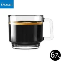 在飛比找momo購物網優惠-【Ocean】可疊式把手玻璃杯 咖啡杯 485ml 6入組(
