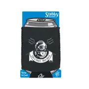 Ow Lifes Short Dive Hard - Funny Novelty Stubby Holder With Base