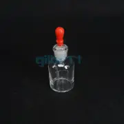 60mL Clear Glass Dropping Bottle Pipette With Ground Stopper and Dropper