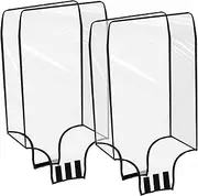 Travel Suitcase Covers 2pcs Thickened PVC Luggage Protectors Snug Fit Waterproof