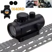 Tactical 1x40 Red/Green Dot Sight Holographic Rifle Scope W/Rail Mount 11mm 20mm