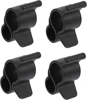 Alipis 4Pcs Durable Awning Clips for Rope Weather Resistant Awning Roller Bar Channels for Party Lights and Camper Awning Lights Easy Installation and Flexible