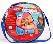 SwimWays Infant Baby Spring Float with Adjustable Sun Canopy Pink New