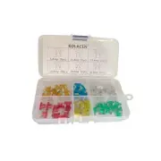 Automotive Car Truck Low-Profile Mini Blade Type Fuse Assorted Kit 5 10 15 20...