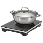 Tramontina, 3 Pc - Portable Induction Cooktop Universal Cooking Pan | Lid Set