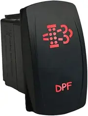 12V 20A / 24V 10A ON-Off Rocker Switch DPF 6C87R Universal fits Toyota Nissan Holden Mitsubishi Ford Amarok etc. Dual LED in red