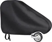 Delixike Drawbar Cover, Waterproof Drawbar Cover for Caravans and Trailers,Universal Tow Hitch Cover with Double Click Fastener and Box Lock,Tow Bar Protection Cover