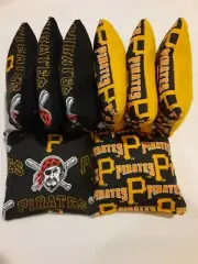 8 Cornhole Bag Set Corn Hole Pittsburgh Pirates