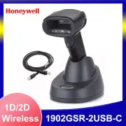 Honeywell 1902GSR-2USB-C Handheld 2D Wireless Bluetooth Barcode Scanner w/ Base