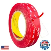 Fanree Clear Double-Sided Tape - 0.8" x 16Ft, Heavy Duty Mounting Tape for Au