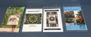 Lot Of 4 Quilting Patterns Books Elephant Tree Skirt Holiday Baubles Country