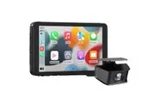 Parkmate PM-72W 7 Inch Universal Wireless Carplay Android Monitor with Dual Channel DVR Reverse Cam