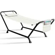 Sorbus Hammock Bed- Heavy Duty Hammock with Stand, Pillow, and Storage Pockets