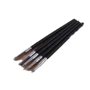 5 Pcsset Silicone Tip Color Shapers Brushes Clay Sculpture Shaping Modeling Tools Rubber Paint For Carve 3Mm Pottery Tools & Sets