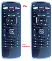 2Pcs Vizio XRT112 LED Smart Internet TV Remote with Amazon, Netflix & M-GO Keys