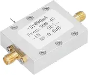 Broadband Amplifier Ultra Low Noise Aluminum Alloy Signal Booster LNA 0.05 4GHZ Wide Frequency Range for RF Receiving Front End Circuits High Gain Durable Material