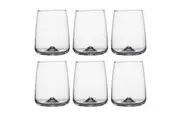 6pc Ecology Ida Stemless Wine Gin Water Drinking Glasses Tumbler Cup Clear 430ml