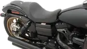 Drag Specialties Black Cafe Style Basketweave 3/4 Solo Seat 0803-0545