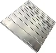 10x Stainless Steel Polishing Sticks Sanding Sticks for Models Assorted Metal and Wood Buffing Sanding Tools