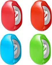 4 Pack Automatic Roll Earphone Cord Winder Wrap Headphone Holder Retractable Organizer for USB Cables, Data Charging Cable Tangle Free