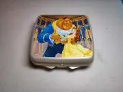 NEW Tupperware Sandwich Keeper Square Clamshell Beauty & The Beast FREE SHIP!!