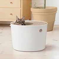 在飛比找蝦皮商城優惠-現貨【日本IRIS 】立桶式貓砂盆 PUNT-430 終極版