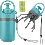 Portable Dog Poop Scooper Sanitary Dog Waste Picker Upper with Bag Dispenser