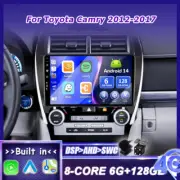 10.1" Android 14 Car Radio For Toyota Camry 2012-2017 GPS CarPlay Head Unit 128G