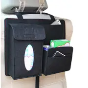 Car Seat Back Storage Bag Car Backseat Organizer for Kids Durable Travel Accessories