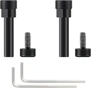 QC35 Hinge Screws Metal Hinge Swivel Screw AHBTEYM Hinge Pins Replacement Parts Accessories with 2 x Screwdriver Compatible with Bose QuietComfort 35 II/QC35/QC45/QC25 Headphones (Black)