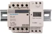 4 Pole Timer 7 Day 24H DIN Time Clock 40Amp 110V 120V, 50A, 40A, 30A Pool Heater