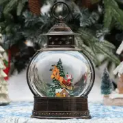 Christmas Snow Globes Christmas Decorations, 12" Lighted Musical Snow Globe L...