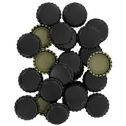 100X Black Crown Seals Caps Soft Seal Beer Cider Bottle Capping Home Brew
