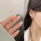 S925銀針耳環 鑲鑽耳釘 小眾高級感飾品 2022年新款耳飾 網紅氣質 耳環 耳夾 A244