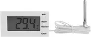 1Pc Digital Oven Thermometer with Probe, -50°C to 300°C Grill Thermometer with LED Display, Water Thermometer, Aquarium Thermometer, RefrigeratorThermometer, Freezer Thermometer