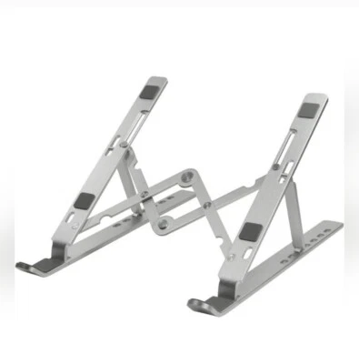 Adjustable Foldable Laptop Stand Aluminum Notebook Riser Computer Holder Desk