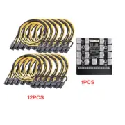 DPS-1200FB A Power Supply 17 Port Breakout Board+12 8P Cable for Ethereum Mining